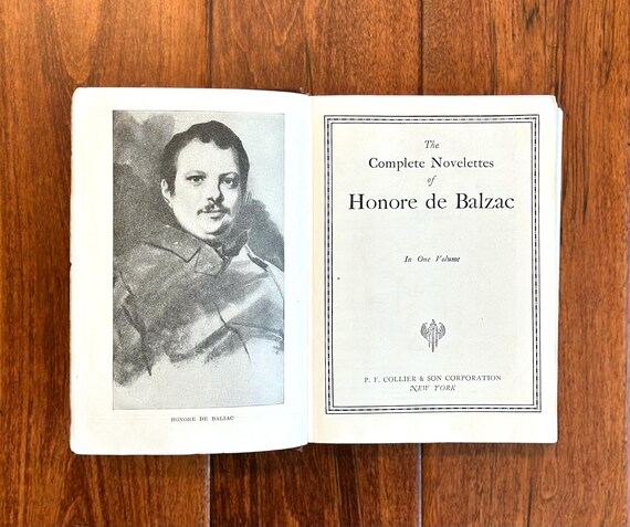 Vintage Honore De Balzac the Complete Novelettes 1926 Edition P.F.