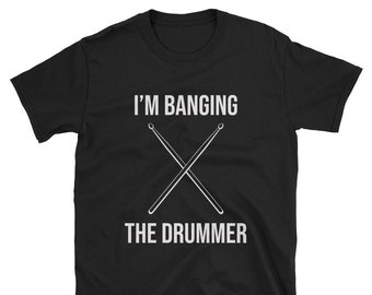 Drummer wife t shirt Clearance