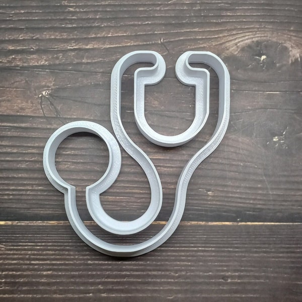 Stethoscope Cookie Cutter - Doctor Nurse Gift - Nurse Fondant Cutter