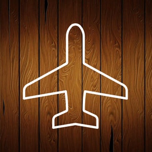 Airplane Cookie Cutter - Plane Cookie Cutter - Pilot Cookie Cutter - Aviation Cookie Cutter - Pilot Gift