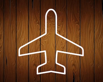 Cortador de galletas de avión - Cortador de galletas de avión - Cortador de galletas de piloto - Cortador de galletas de aviación - Regalo de piloto