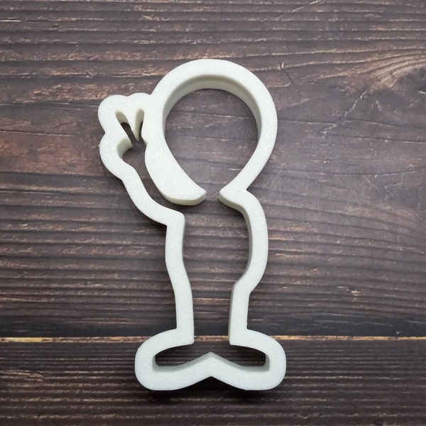 Alien Cookie Cutter - UFO Cookie Cutter - Alien Shape Fondant Cutter - Alien 2