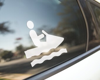 Want to Ride Sticker Funny Boat Scooter Jet Ski Bike Kayak SUP Skateboard Decal