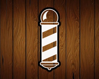 Barber Pole Cookie Cutter - Barbershop - Barber Gift - Hairstylist Cookie Cutter - Hairstylist Gift - Barber Fondant Cutter