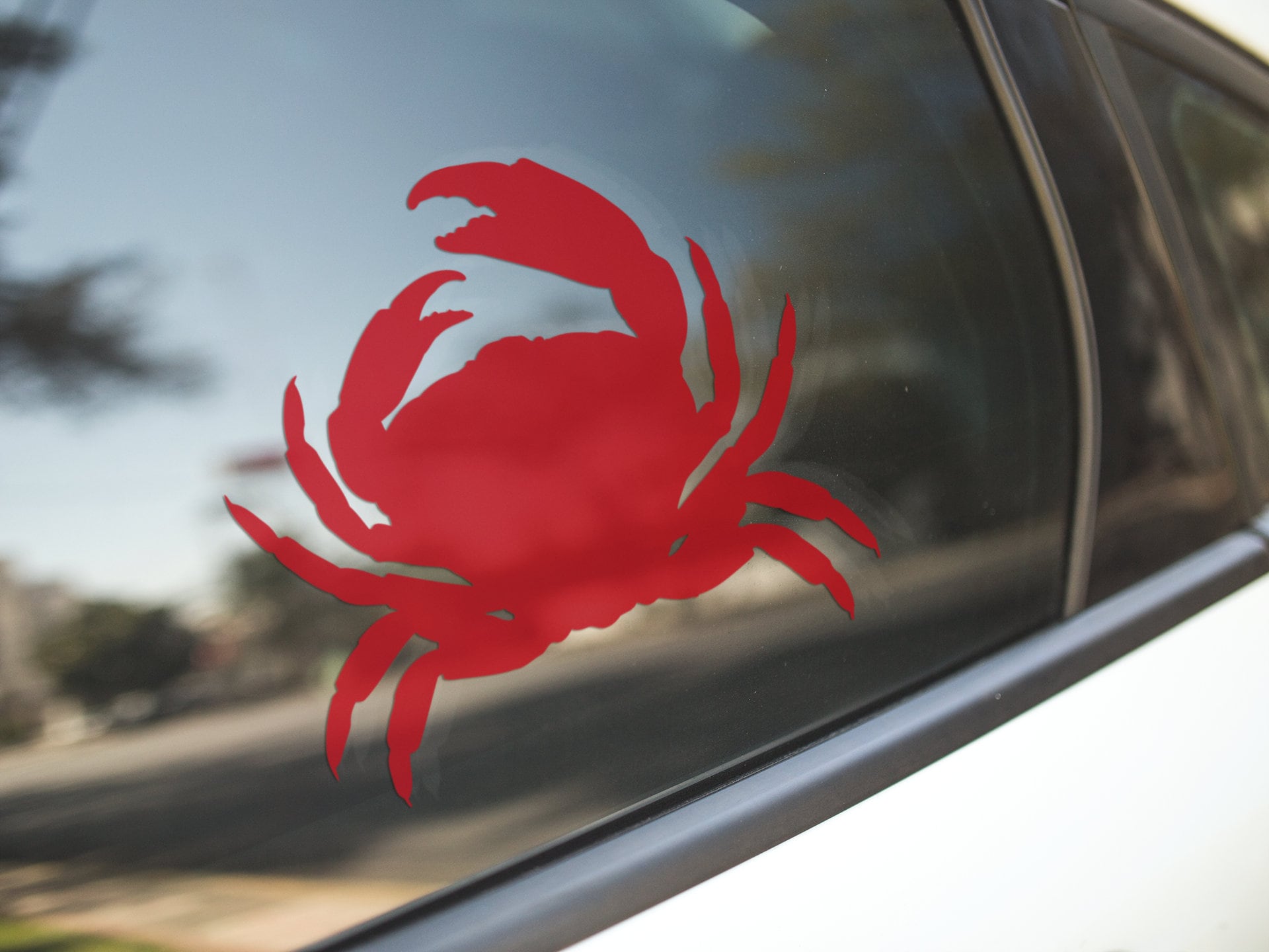 Crab Decal / Crab Sticker / Crab Fisher / Crab Gift / Car Etsy
