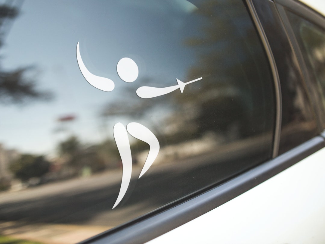 Fencer Decal / Fencing Decal / Fencer Sticker / Fencing Sticker ...