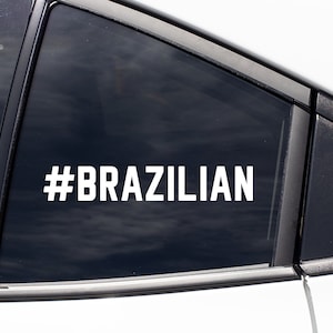 Brazil Brazilian Decal Sticker / Car Laptop Tumbler Decal Sticker Gift