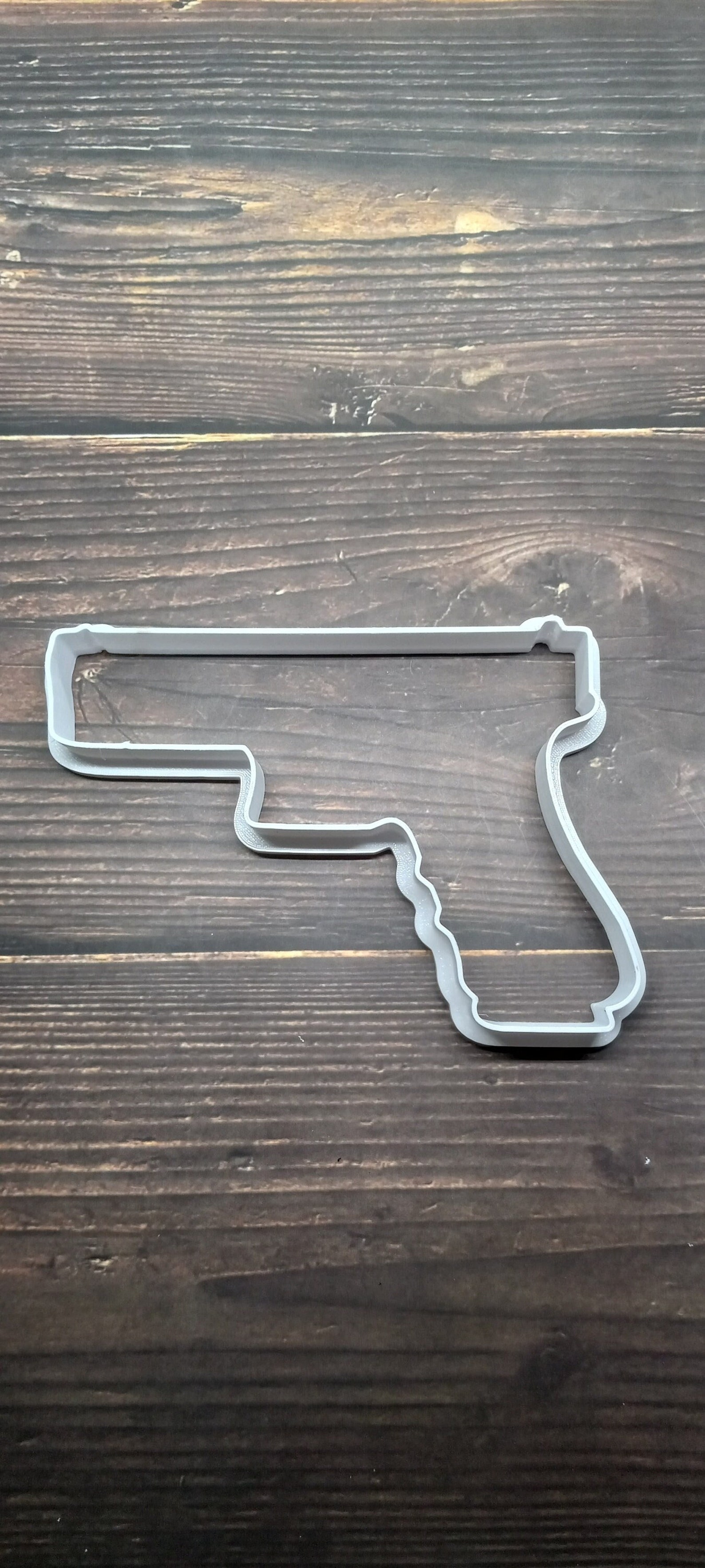 Gun Cookie Cutter Pistol Cookie Cutter Gun Shaped Cookie Etsy