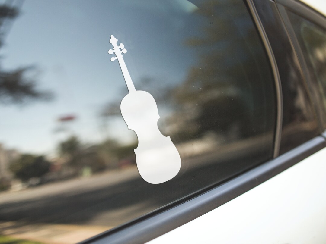 Violin Sticker / Violin Decal / Fiddle / Viola / Car Decal / Laptop