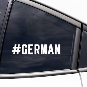 Germany Decal Sticker / German Decal Sticker / Germany Gift / German Gift / Germany Bottle, Car, Laptop, Sticker Decal