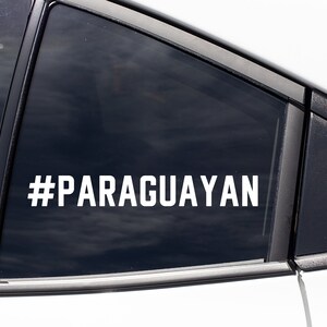 Paraguay Paraguayan Decal Sticker / Car Laptop Tumbler Window Decal Sticker Gift