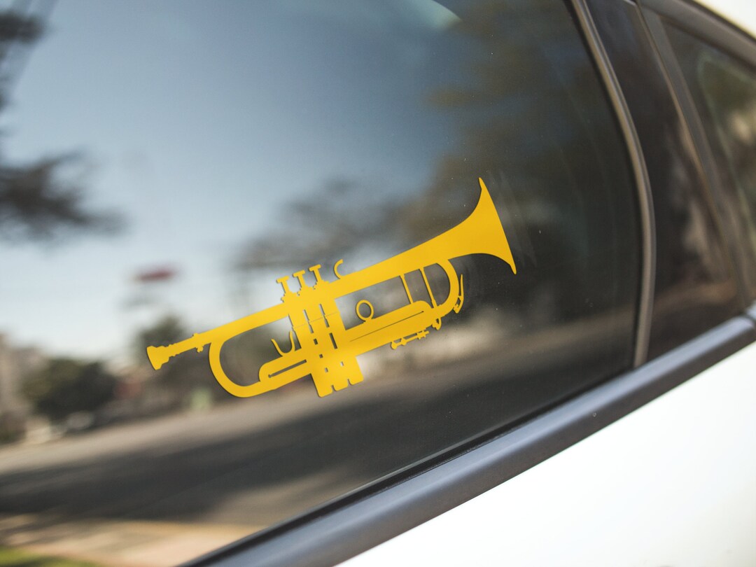 Trumpet Decal / Trumpet Sticker / Trumpet Gift / Trumpeter / Car Decal
