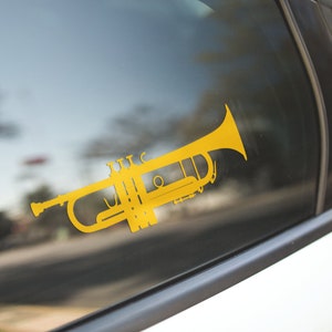 Trumpet Decal / Trumpet Sticker / Trumpet Gift / Trumpeter / Car Decal / Laptop Decal / Car Sticker / Laptop Sticker / Trumpet Music / Gift