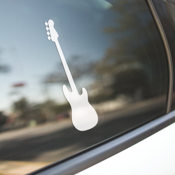 Bass Guitar / Bass Decal / Bass Sticker / Bassist Decal / Bassist Sticker / Car Decal / Laptop Decal / Car Sticker / Laptop Sticker / Gift