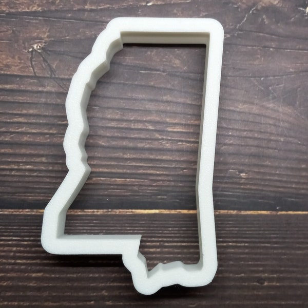 Mississippi Cookie Cutter - Mississippi Shape Cookie - Mississippi State - Mississippi Fondant Cutter