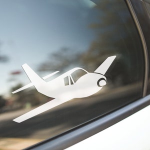 Airplane Decal Sticker / Plane Decal Sticker / Pilot Decal Sticker / Pilot Gift / Pilot License / Bottle, Car, Laptop, Sticker Decal