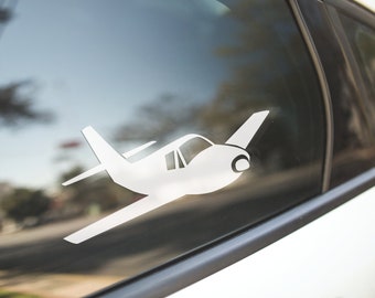 Airplane Decal Sticker / Plane Decal Sticker / Pilot Decal Sticker / Pilot Gift / Pilot License / Bottle, Car, Laptop, Sticker Decal