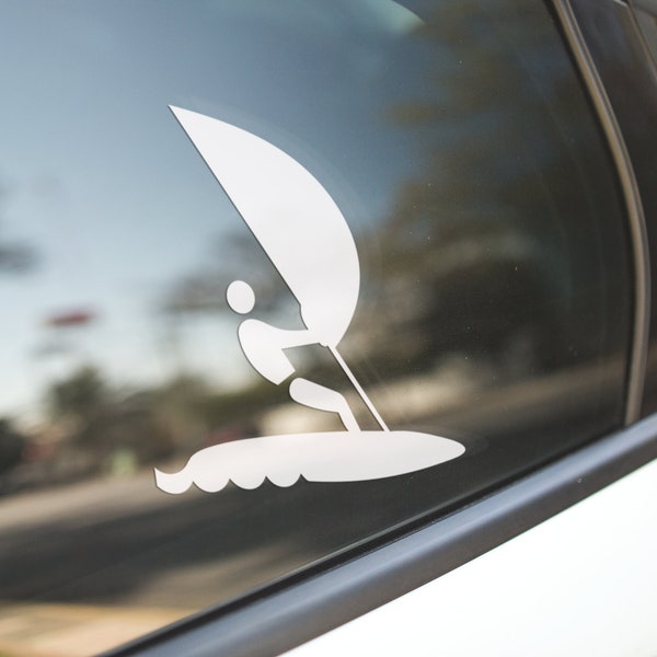 Windsurf Windsurfer Windsurfing / Sticker / Decal / Car Decal / Laptop Decal / Car Sticker / Laptop Sticker / Windsurf Gift