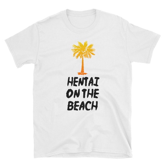 Asian Hentai Japanese - Hentai on the Beach / Funny Cute Japanese Chinese Asian Anime Animated  Hentai Porn Nerd Geek Incel Kawaii Waifu Birthday Gift Shirt T-Shirt