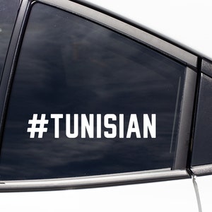 Tunisia Tunisian Decal Sticker / Car Laptop Tumbler Window Decal Sticker Gift
