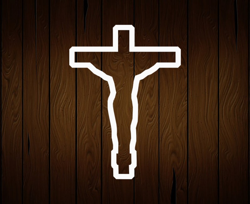 Jesus Ausstecher – Cookie Cutter Für Plätzchen In Jesus-Form, 3D-gedruckt Aus Lebensmittelechtem PLA