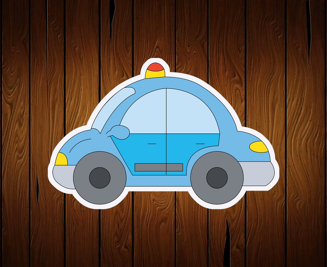 Police Cutter Police Car Cookie Cutter Cop Car Cookie Cutter Patrol Car Police Cookie ...