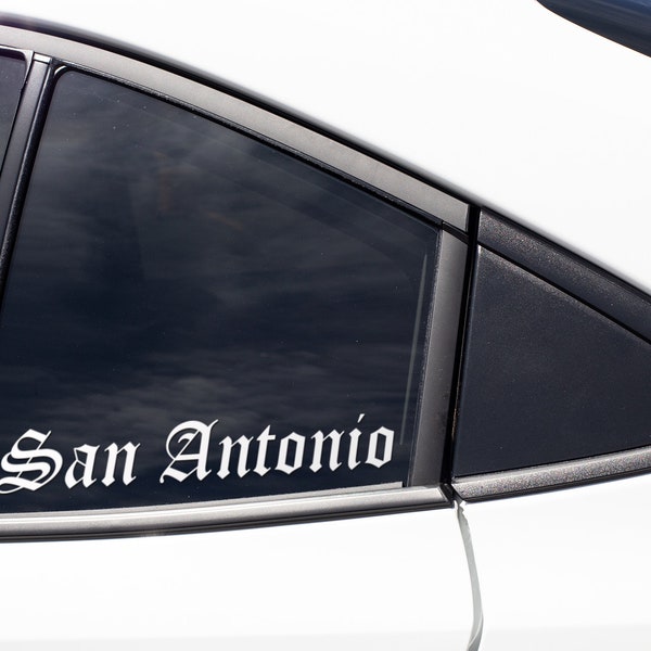 San Antonio Decal Etsy