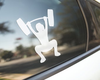 Gymnastics Gym Girl Car Window Door Laptop Auto Truck Bumper Vinyl Decal Sticker 
