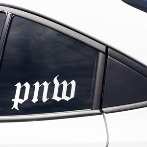 Pacific Northwest Decal Sticker / Oregon Decal Sticker / Washington Decal Sticker / Norcal PNW / Bottle, Car, Laptop, Sticker Decal