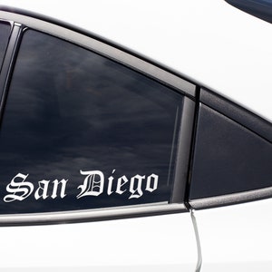 San Diego Decal / San Diego Sticker / San Diego Gift / Car Decal / Laptop Decal / Car Sticker / Laptop Sticker / San Diego Home / Native