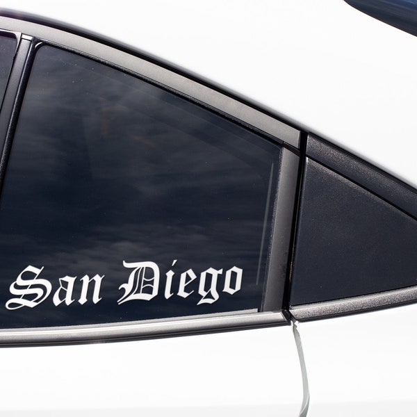 San Diego Sticker Etsy