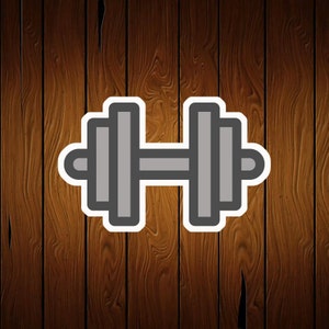 Dumbbell Cookie Cutter - Gym Cookie Cutter - Weightlifter Gift