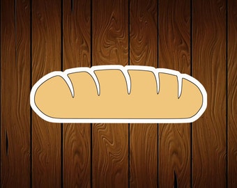 Bread Cookie Cutter - Baguette Cookie Cutter