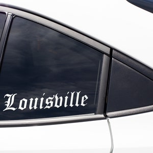 University of Louisville Sticker Vinyl Decal Laptop Water Bottle Car  Scrapbook (Type A) : : Sports & Outdoors