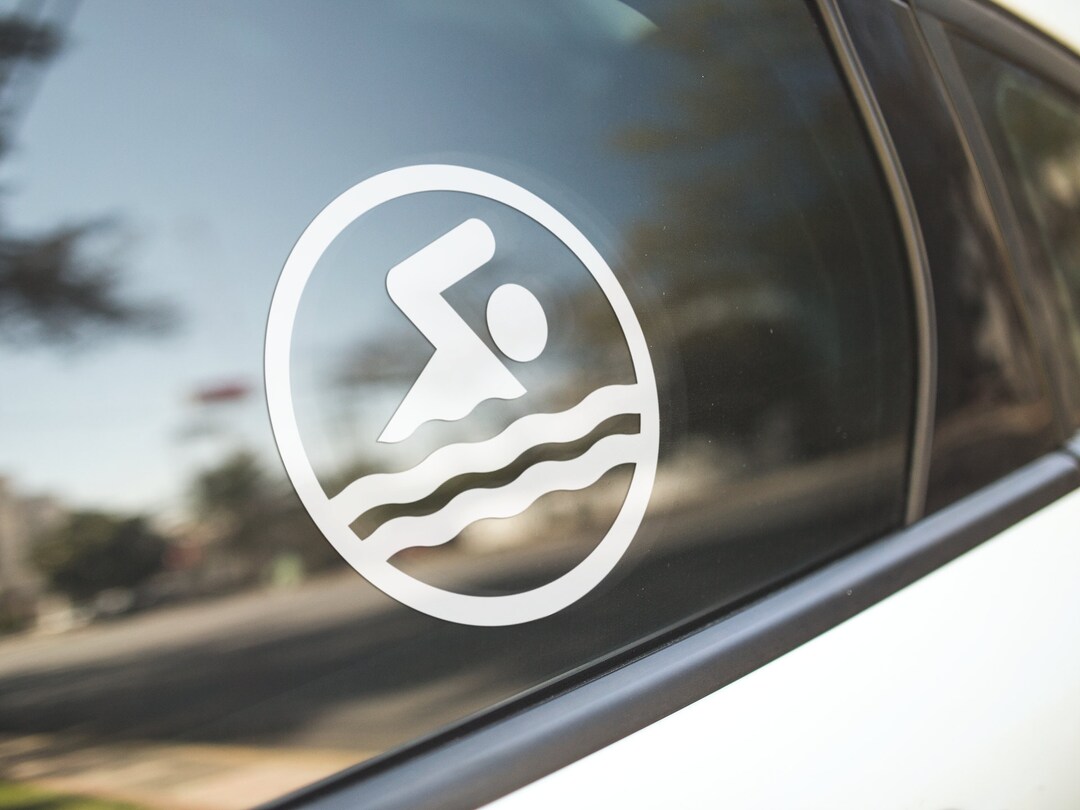 Swim Decal / Swimmer Decal / Swimming Decal / Swim Sticker / Swimmer