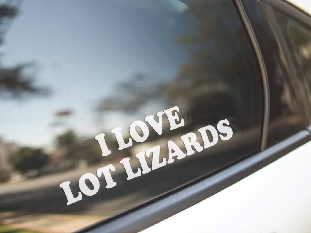 Lot Lizard Decal Sticker / Truck Driver Decal Sticker / Trucker Decal