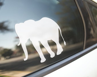 Elephant Decal / Elephant Sticker / Cute Elephant / Elephant Lover / Car Decal / Laptop Decal / Car Sticker / Laptop Sticker / Gift