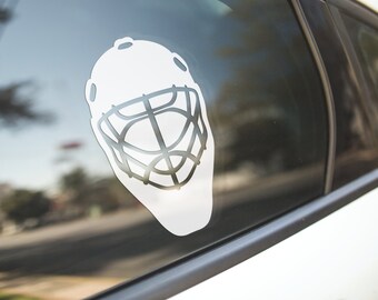Hockey Goalie / Goalie Decal / Goalie Sticker / Hockey Decal / Hockey Sticker / Car Decal / Laptop Decal / Car Sticker / Laptop Sticker