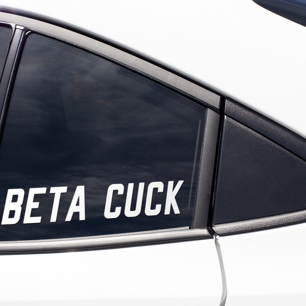 Beta Cuck Cuckold Decal Sticker / Car Decal / Laptop Decal / Car Sticker / Laptop Sticker / Funny Cuck / Funny Cuckold / Husband / Gift