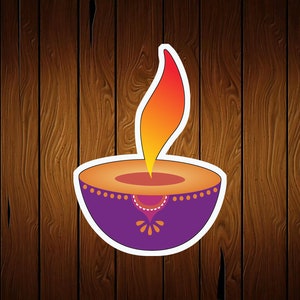 Diya Diwali Cookie Cutter - Oil Lamp Cookie Cutter
