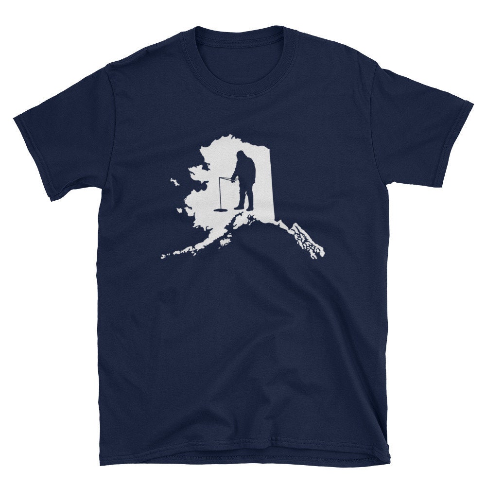 Alaska Ice Fishing / Ice Fishing Shirt / Alaska Shirt / Alaska Fishing /  Ice Fisher Shirt / Alaska Ice Fisher Shirt / Alaskan Shirt / Gift 
