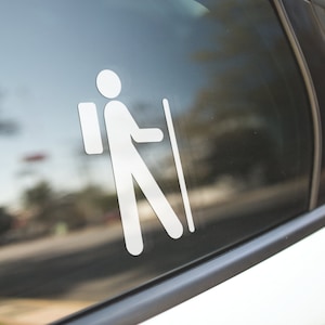 Hiker Decal Sticker / Hiking Decal Sticker / Backpacking Decal Sticker / Backpacker Decal Sticker / Hiking Gift / Car, Laptop, Sticker Decal