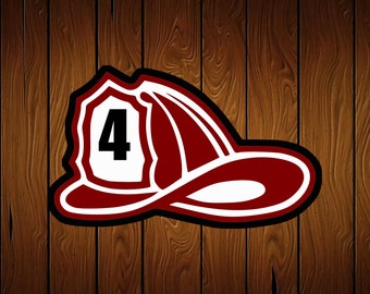 Firefighter Helmet Cookie Cutter - Fireman Helmet Cookie Cutter - Firefighter Gift