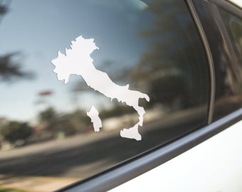 Italy Decal Sticker / Italian Decal Sticker / Italy Gift / Italian Gift / Italy Map / Italy Art / Italy Bottle, Car, Laptop, Sticker Decal