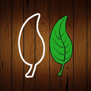 Leaf Cookie Cutter - Plant Cookie Cutter - Craft Cutter - Fondant Cutter