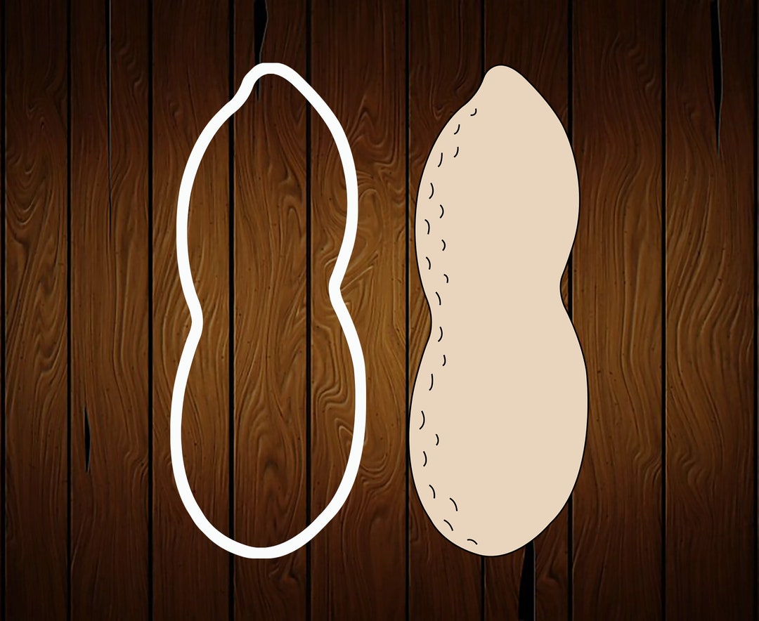 Peanut Cookie Cutter - Craft Cutter - Fondant Cutter - Etsy