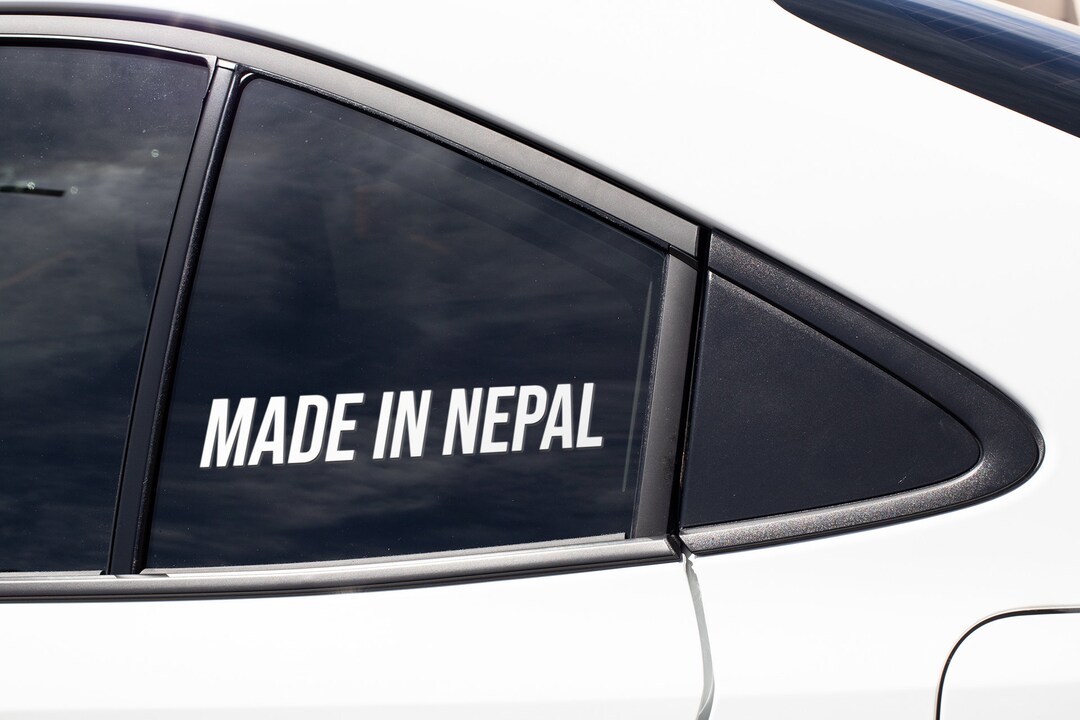 Nepal Nepali Sticker Decal / Made in Nepal / Local Native Home Etsy