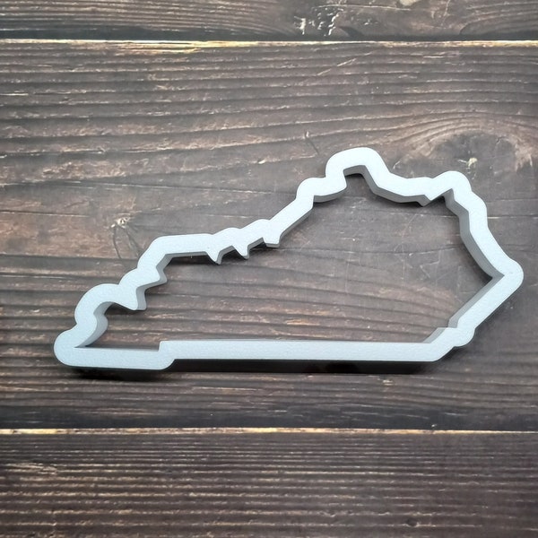 Kentucky Cookie Cutter - Kentucky Shaped Cookie Cutter - Kentuckian Gift - Kentucky Gift - Kentucky Fondant Cutter