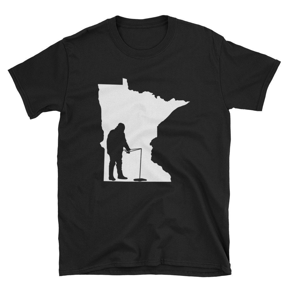 Minnesota Ice Fishing / Ice Fishing Shirt / Ice Fisher Shirt / Ice Fish  Shirt / Minnesota Shirt / Ice Fish Tee / Ice Fish T-shirt / Gift -   Canada