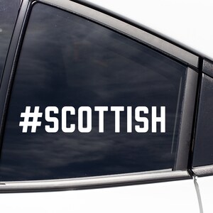 Scottish Scotland Decal Sticker / Car Laptop Tumbler Window Decal Sticker Gift
